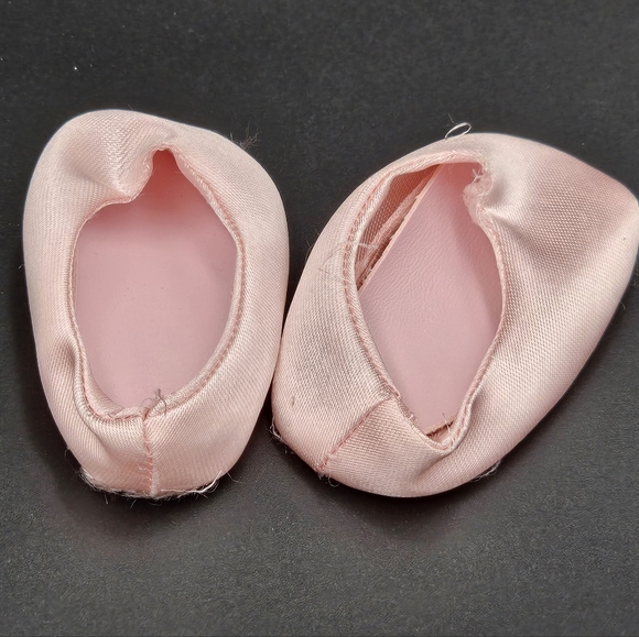 18" Doll Pink Ballet Slippers - Picture 2 of 3